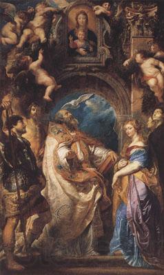 Peter Paul Rubens St Gregory the Great Surrounded by Otber Saints (mk01)